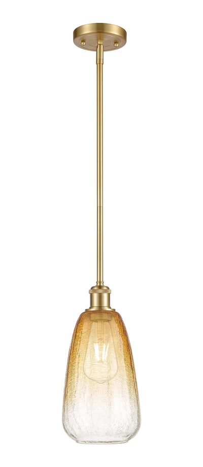 Ballston Mini Pendant Antique Brass Glass