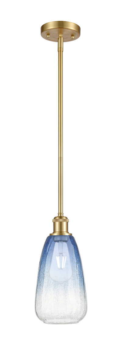 Ballston Mini Pendant Antique Brass Glass