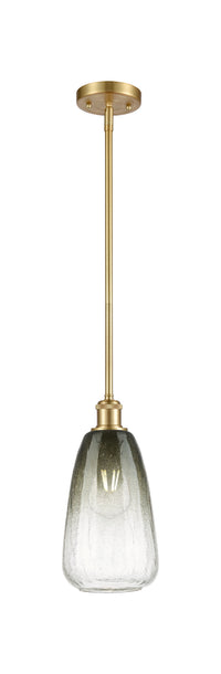 Ballston Mini Pendant Antique Brass Glass