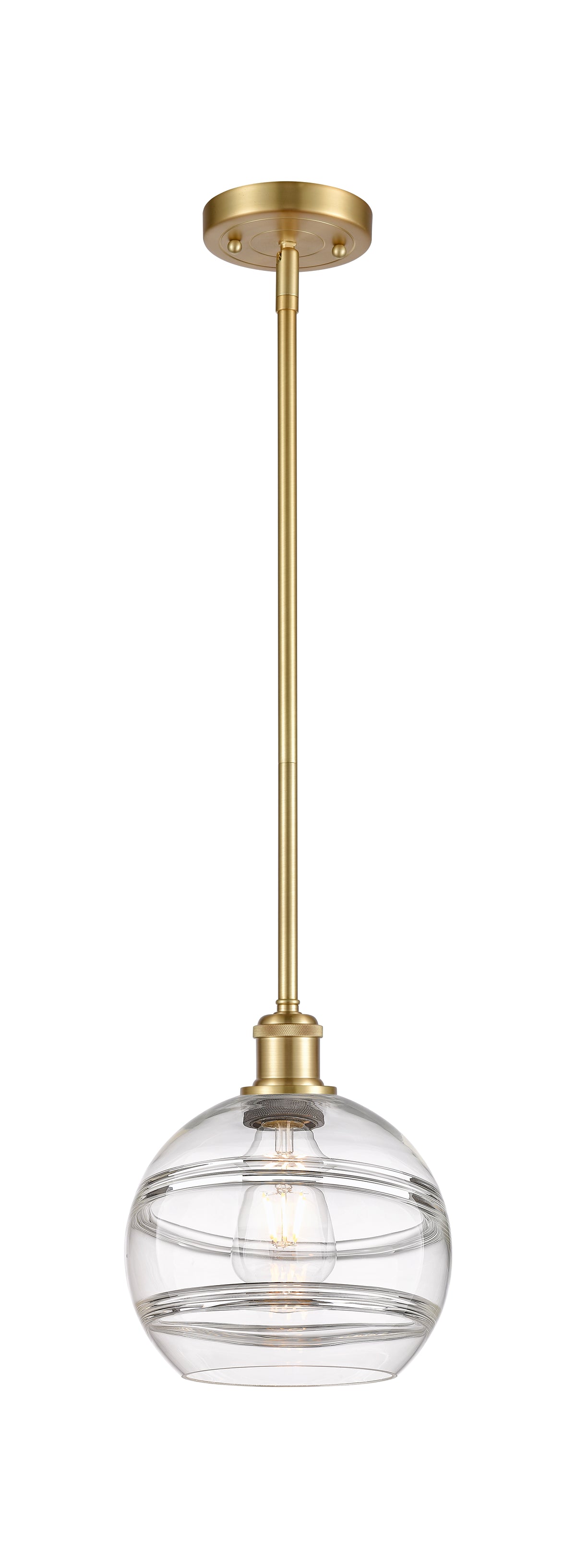 Ballston Mini Pendant Antique Brass Finish