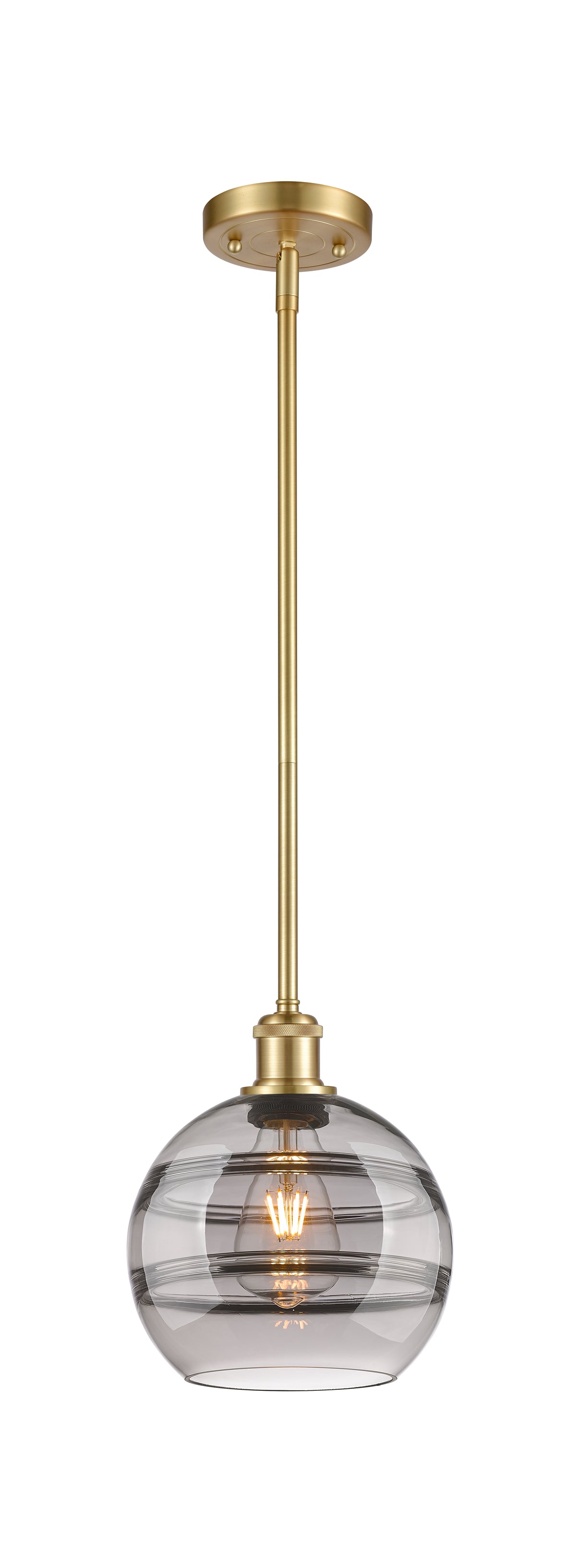 Ballston Mini Pendant Antique Brass Finish
