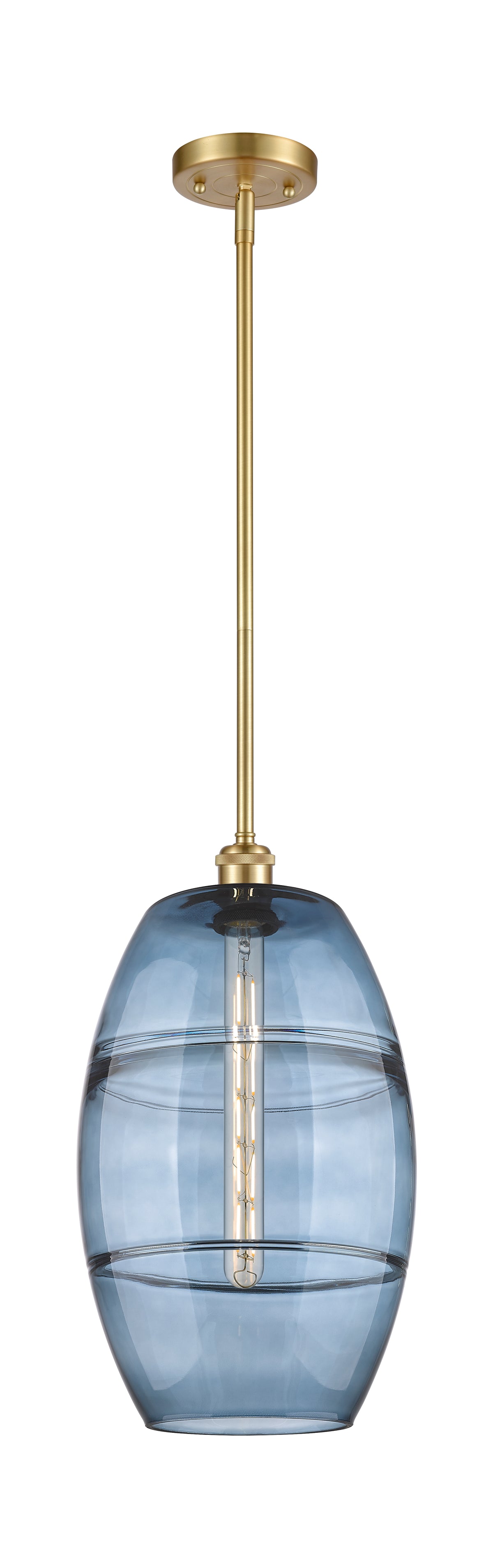Ballston Mini Pendant Antique Brass 10 Inch