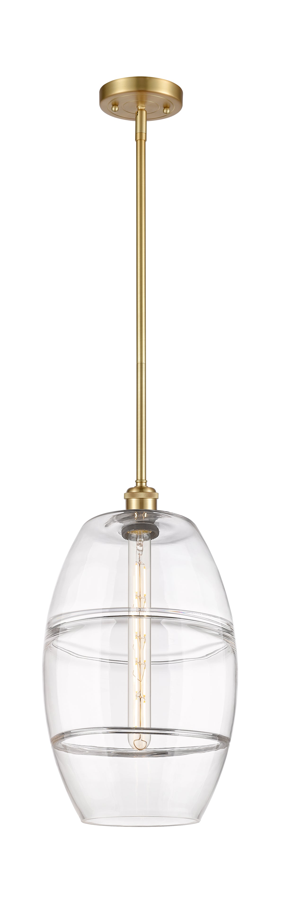 Ballston Mini Pendant Antique Brass 10 Inch