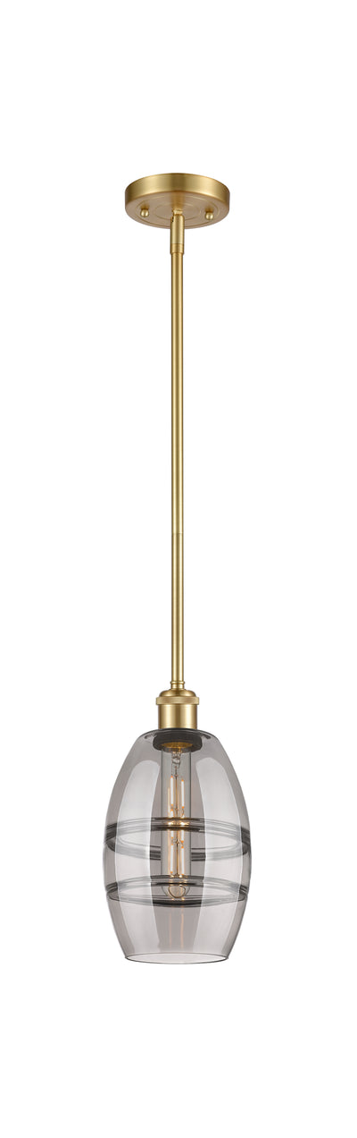 Ballston Mini Pendant Antique Brass Glass