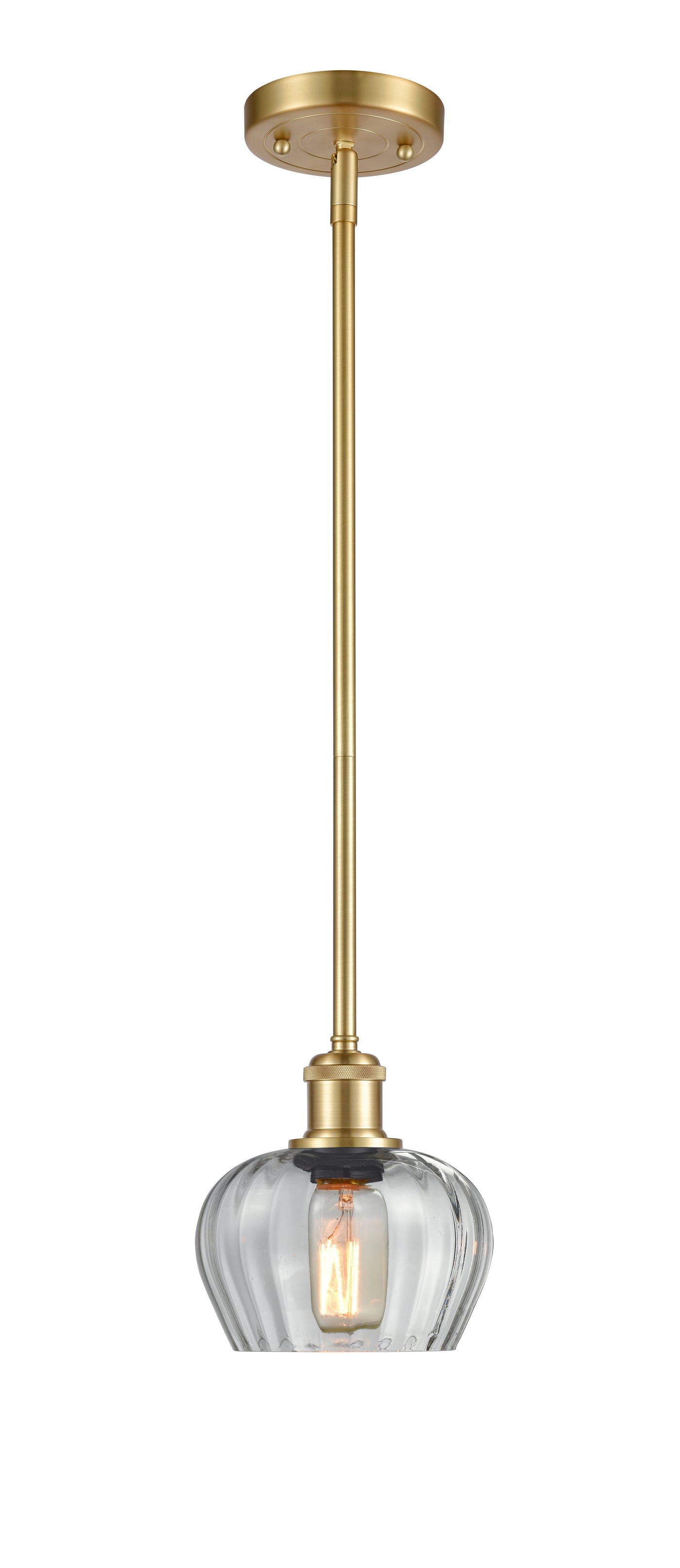 Ballston Mini Pendant Antique Brass Finish