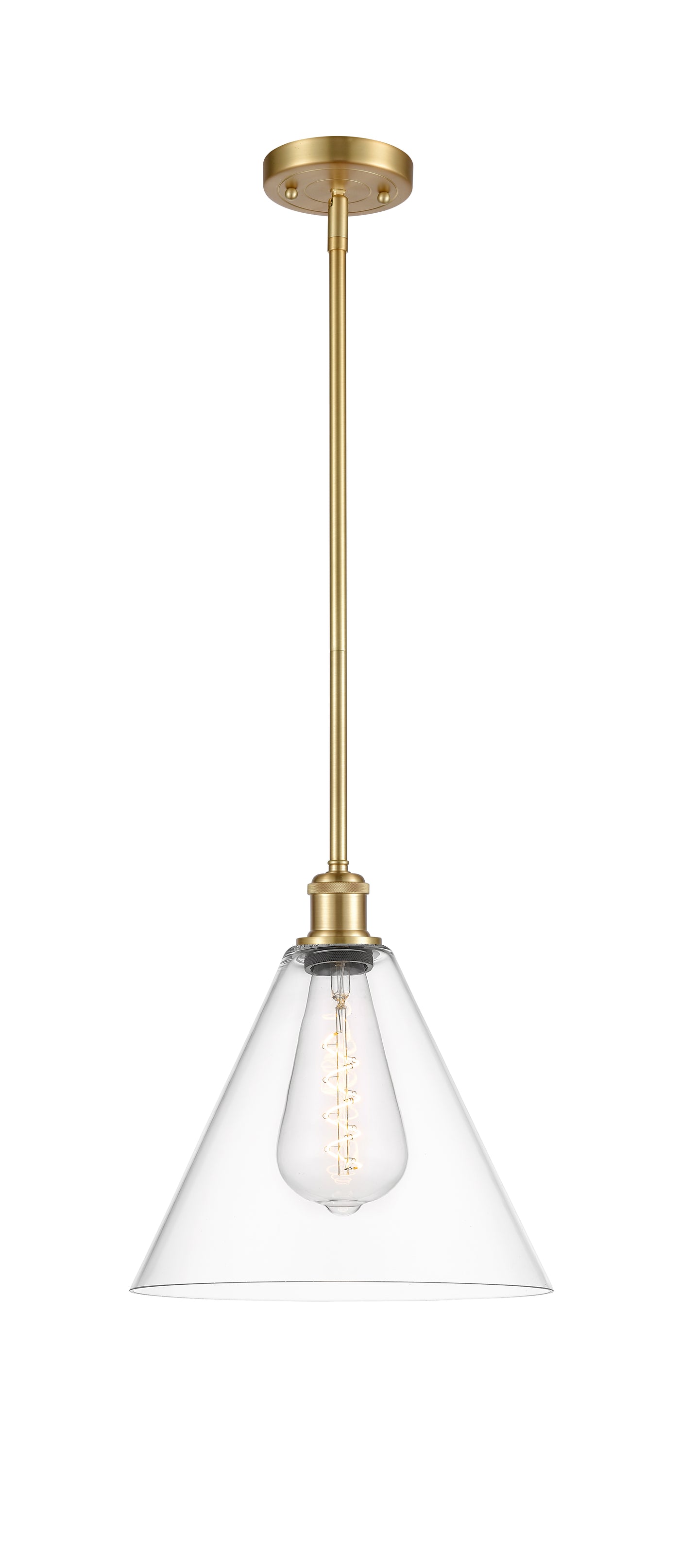 Ballston Mini Pendant Antique Brass Finish