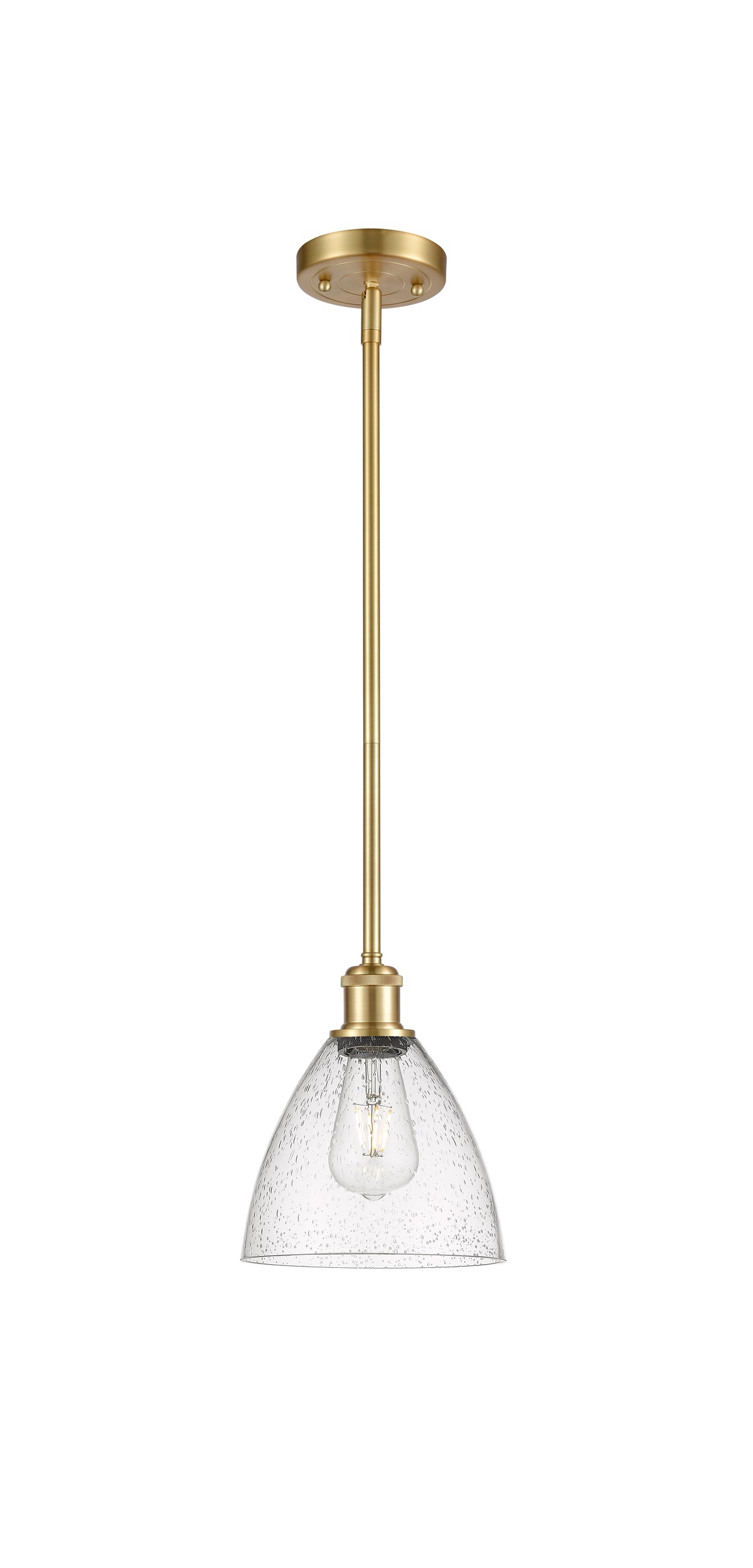 Ballston Mini Pendant Antique Brass Finish