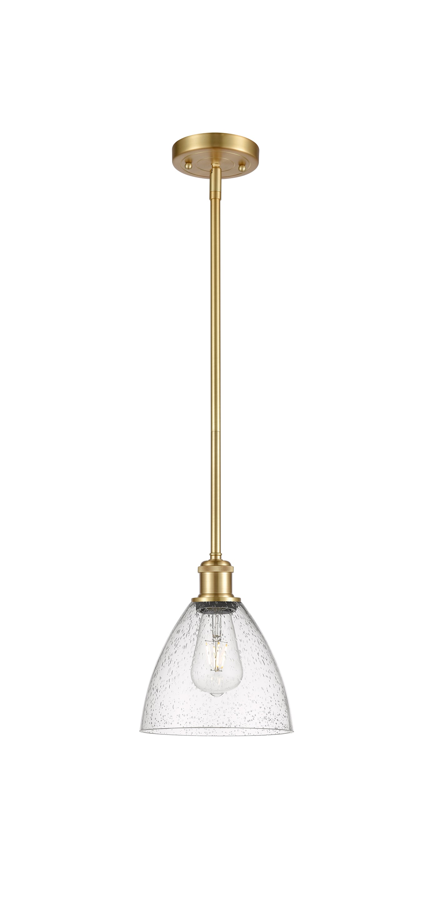 Ballston Mini Pendant Antique Brass Finish