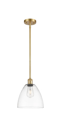 Ballston Mini Pendant Antique Brass Finish