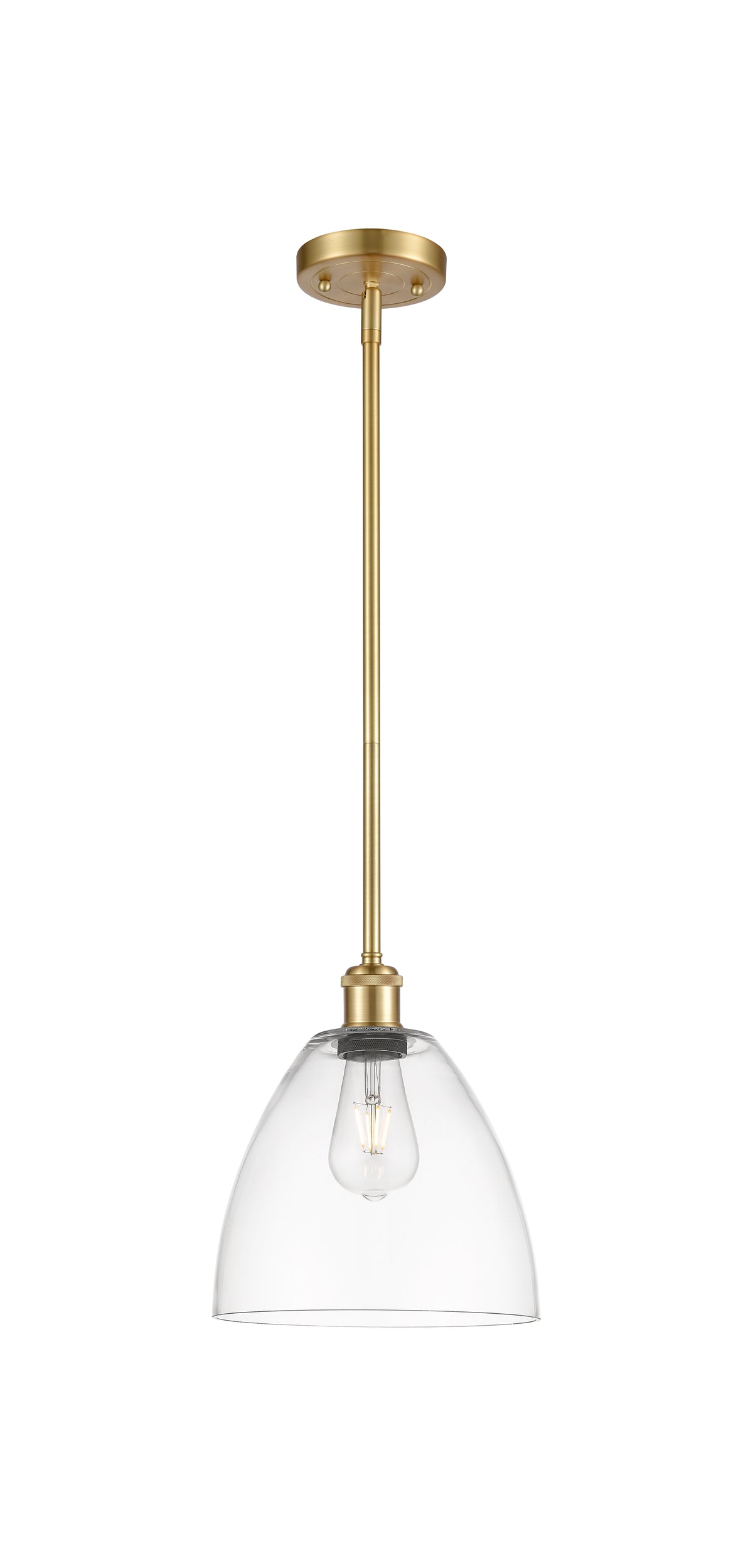 Ballston Mini Pendant Antique Brass Finish