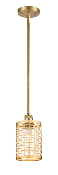 Ballston Mini Pendant Antique Brass Finish