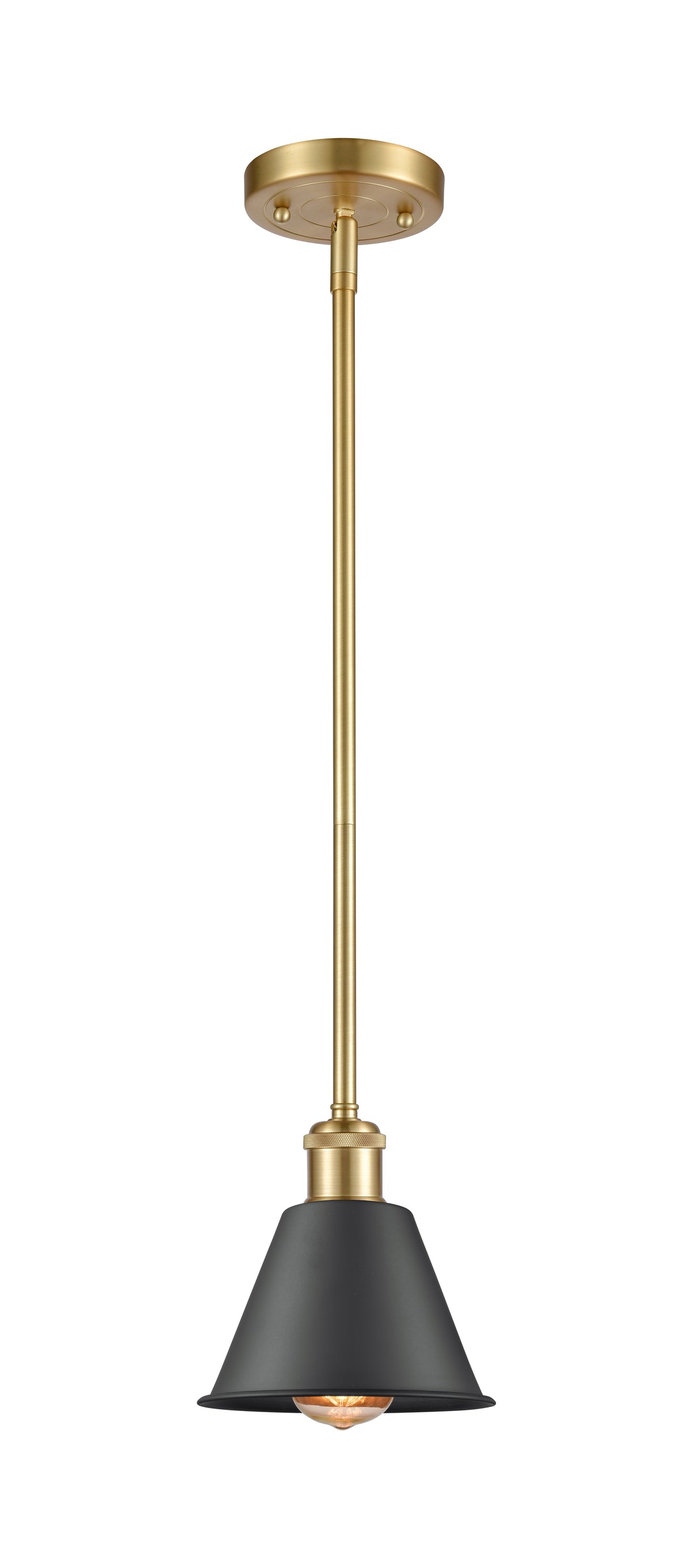 Ballston Mini Pendant Antique Brass Finish