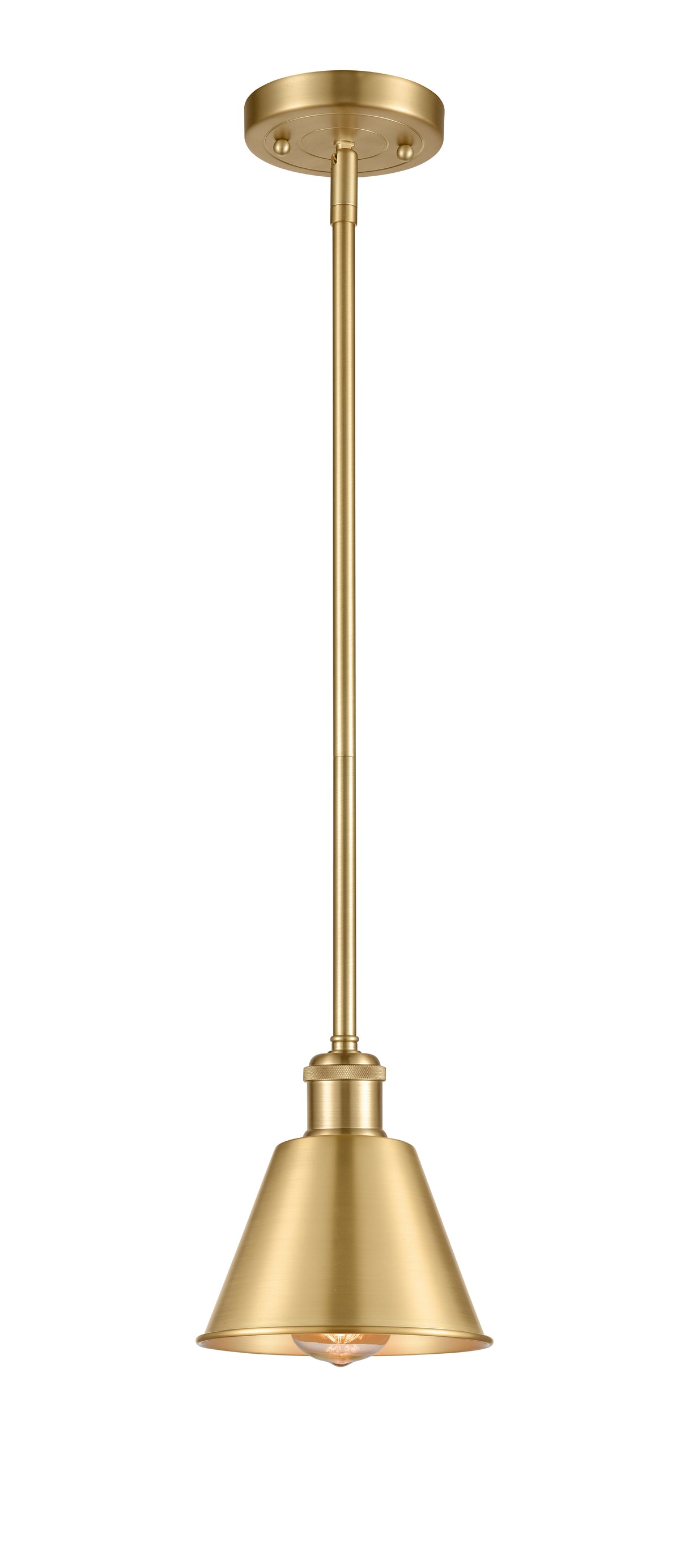Ballston Mini Pendant Antique Brass Finish