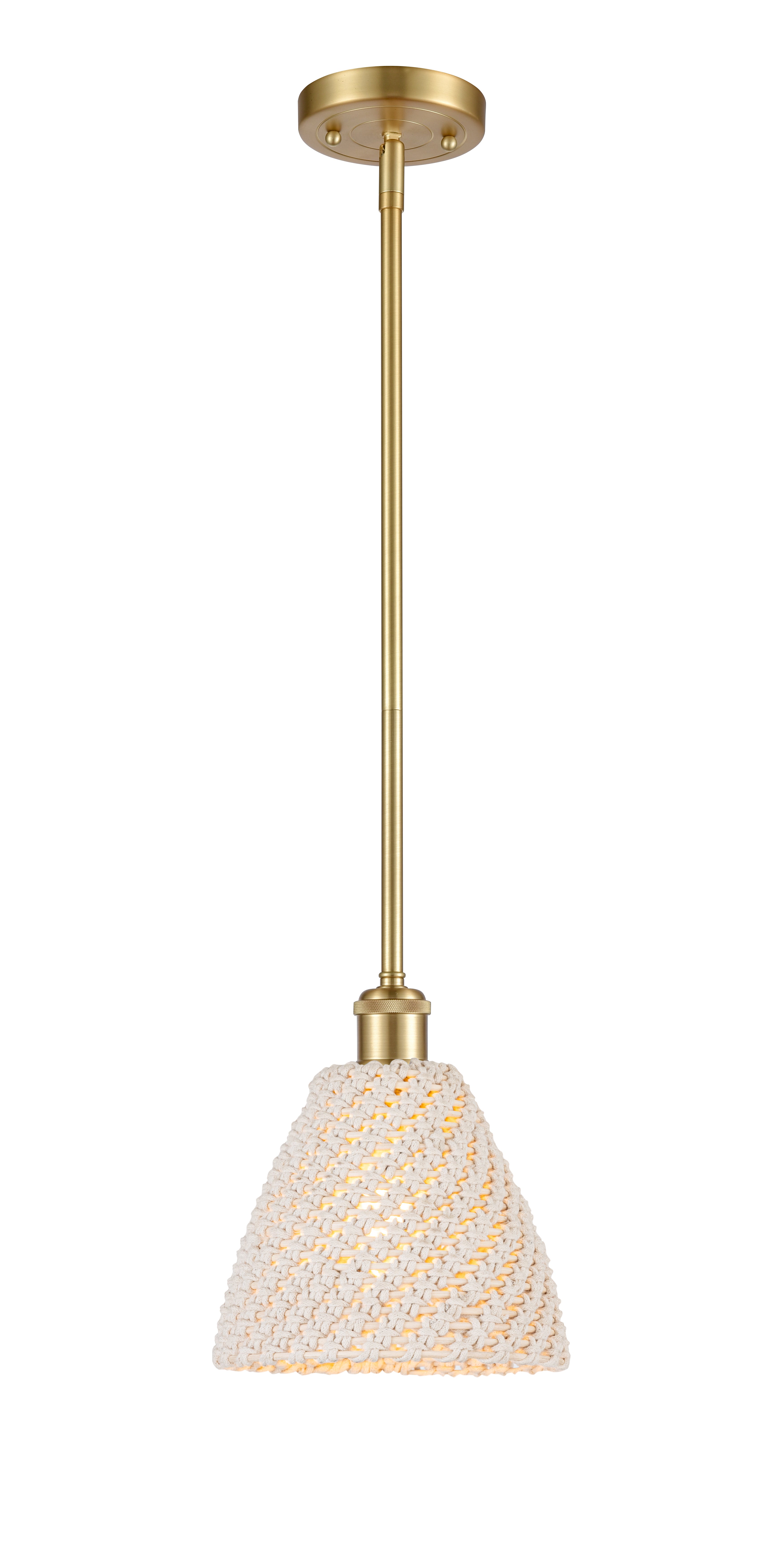 Ballston Mini Pendant Antique Brass Finish