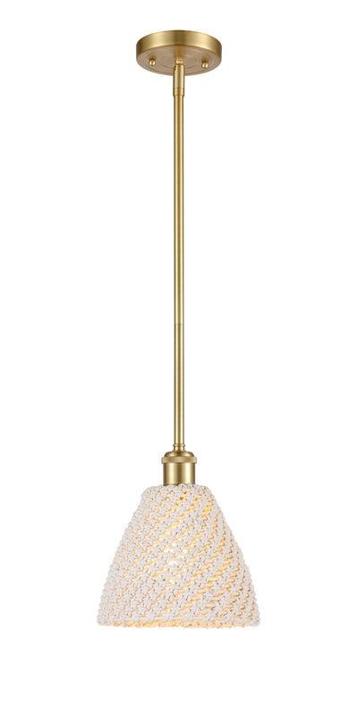 Ballston Mini Pendant Antique Brass Finish