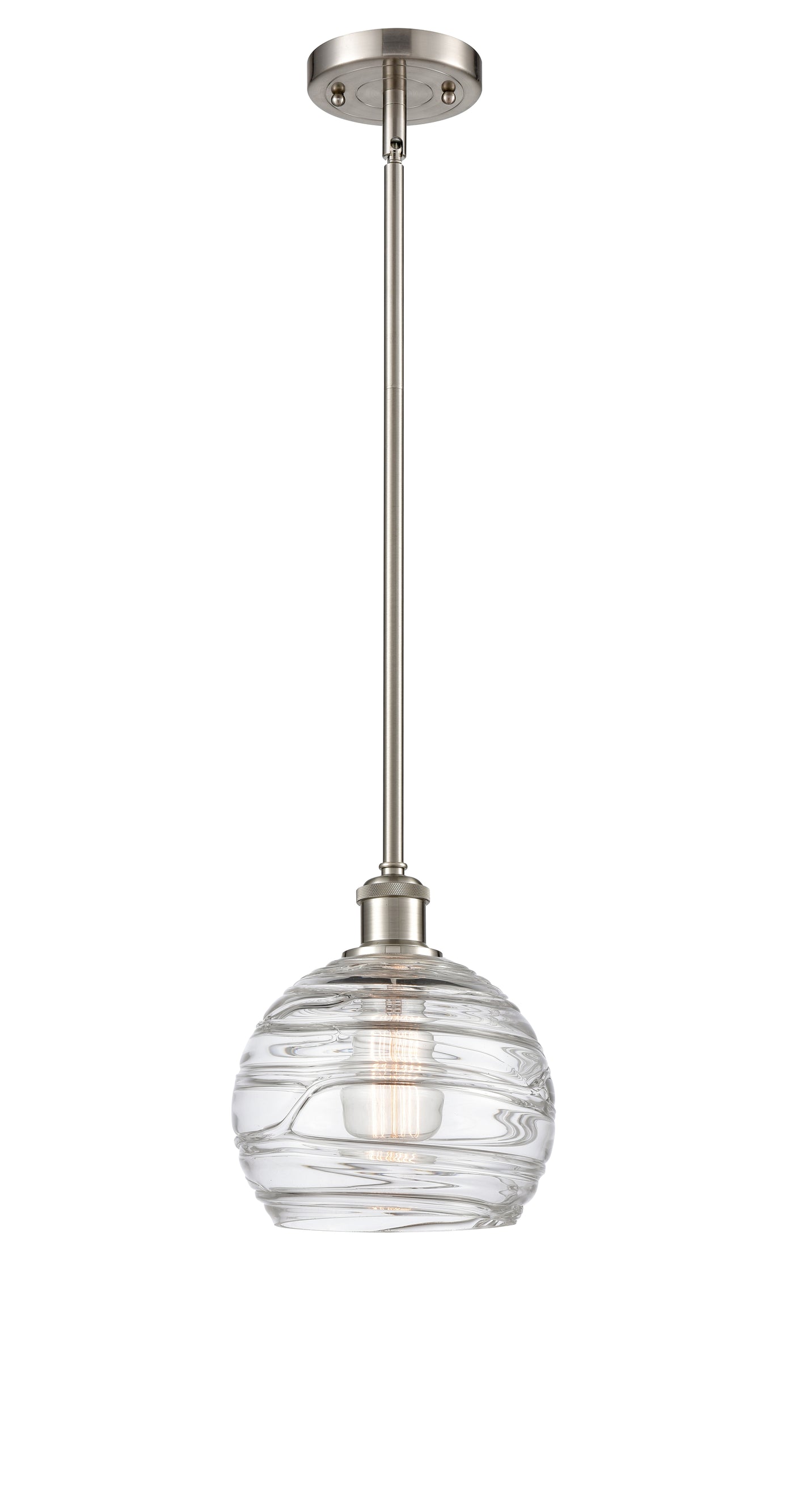 Ballston Mini Pendant Antique Brass 8 Inch