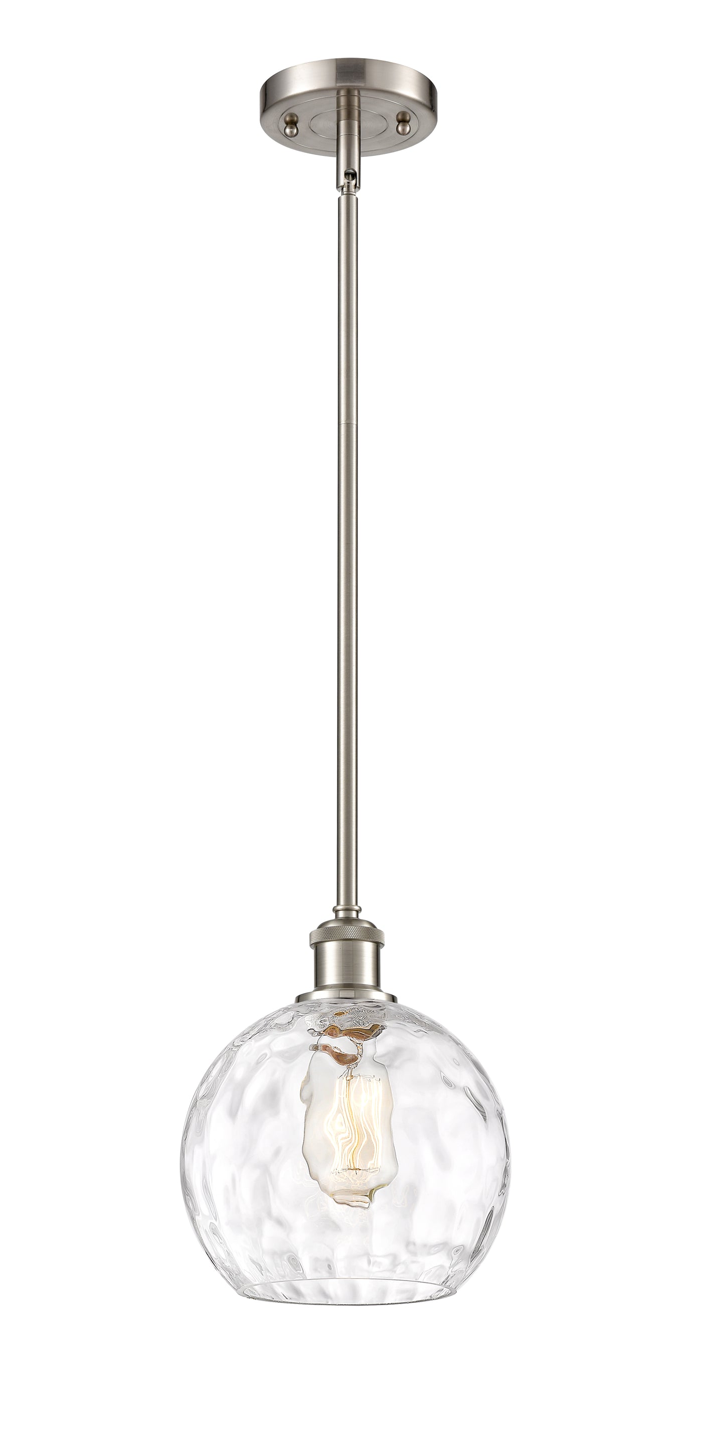 Ballston Mini Pendant Antique Brass 8 inch