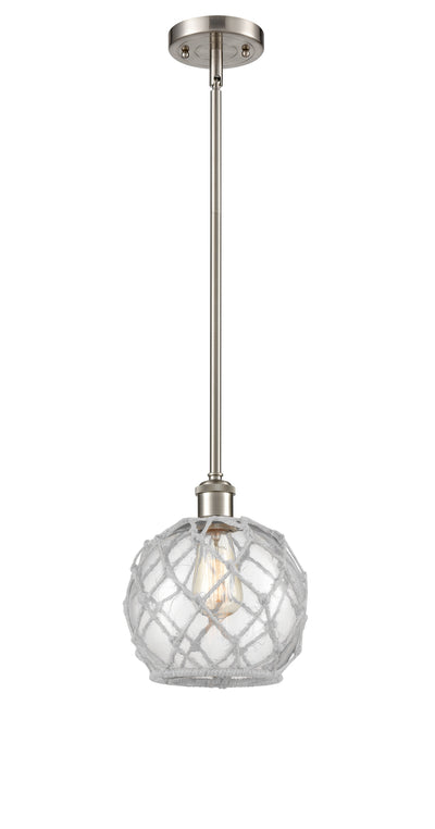 Ballston Mini Pendant Antique Brass 8 Inch