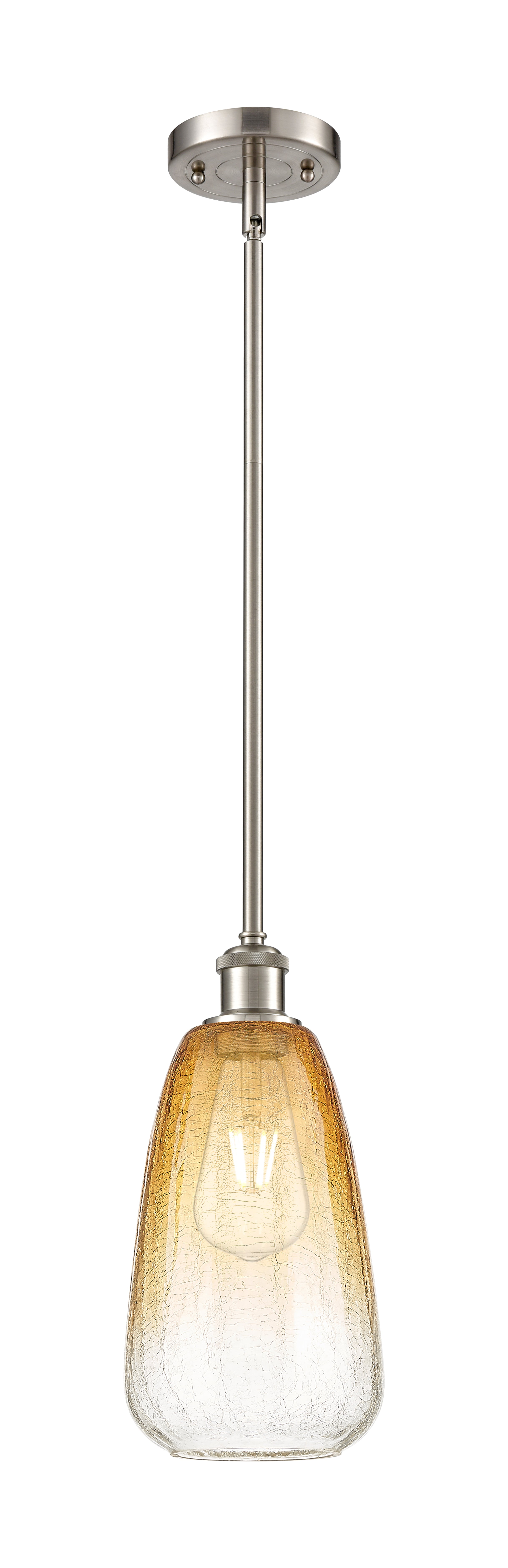 Ballston Mini Pendant Antique Brass Glass