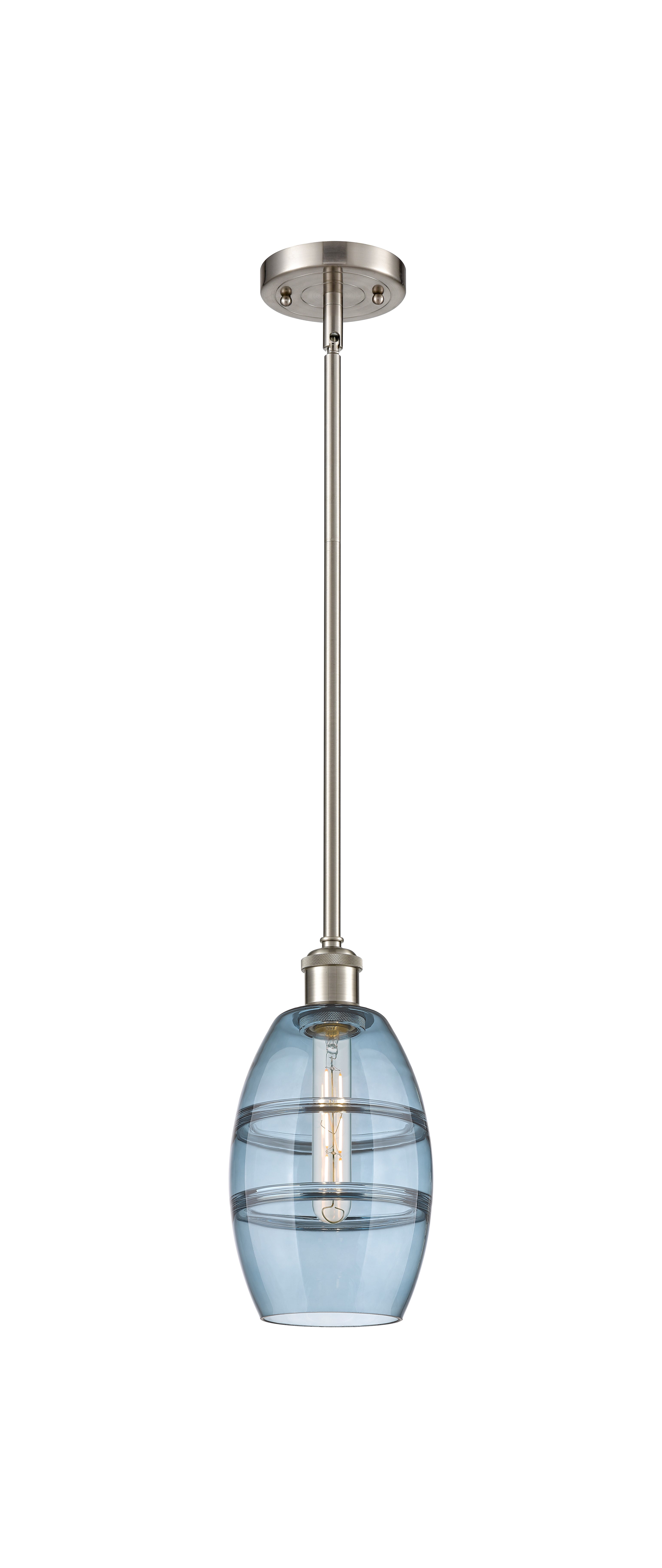 Ballston Mini Pendant Antique Brass Glass