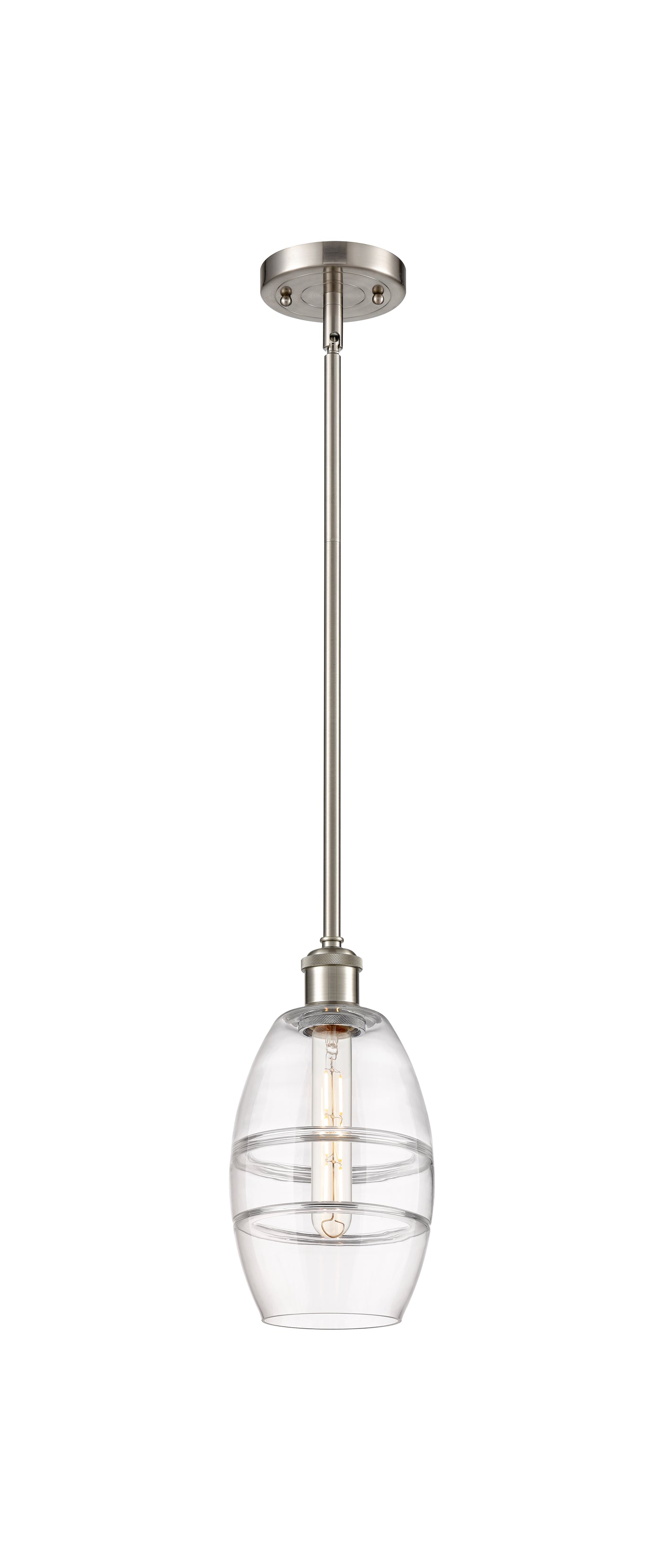 Ballston Mini Pendant Antique Brass Glass