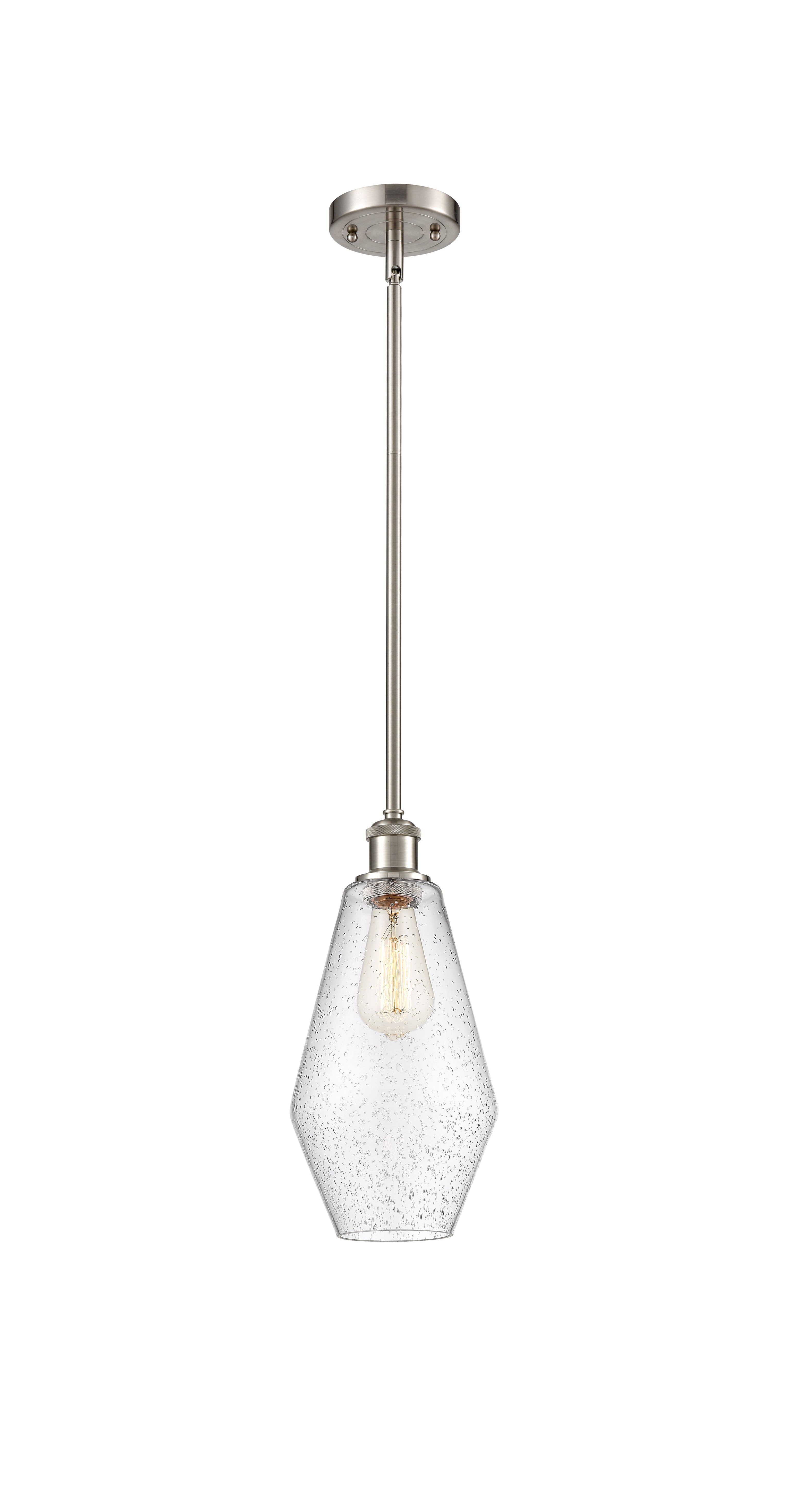 Ballston Mini Pendant 7 Inch Cast Brass