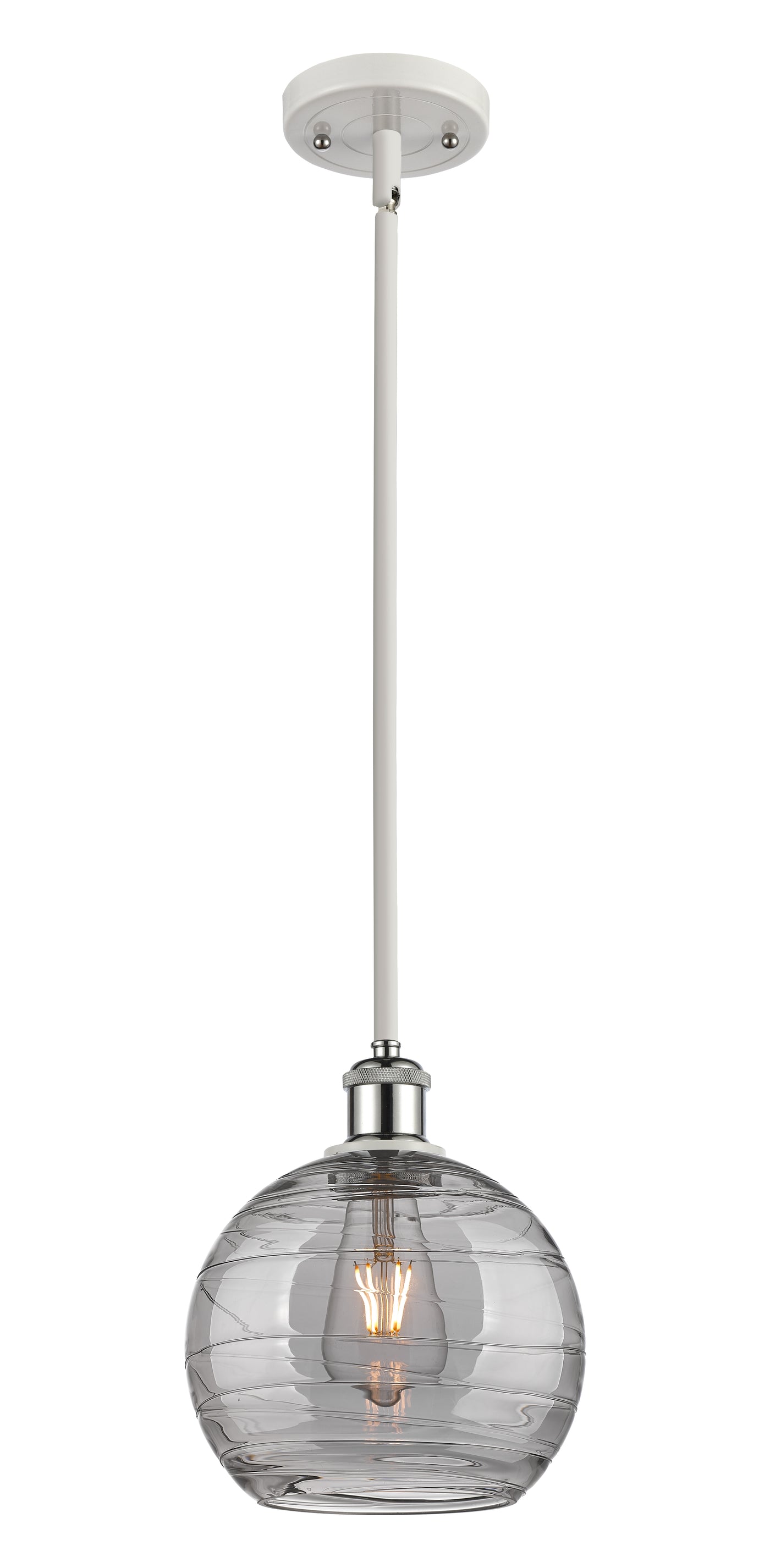 Ballston Mini Pendant Antique Brass 8 Inch