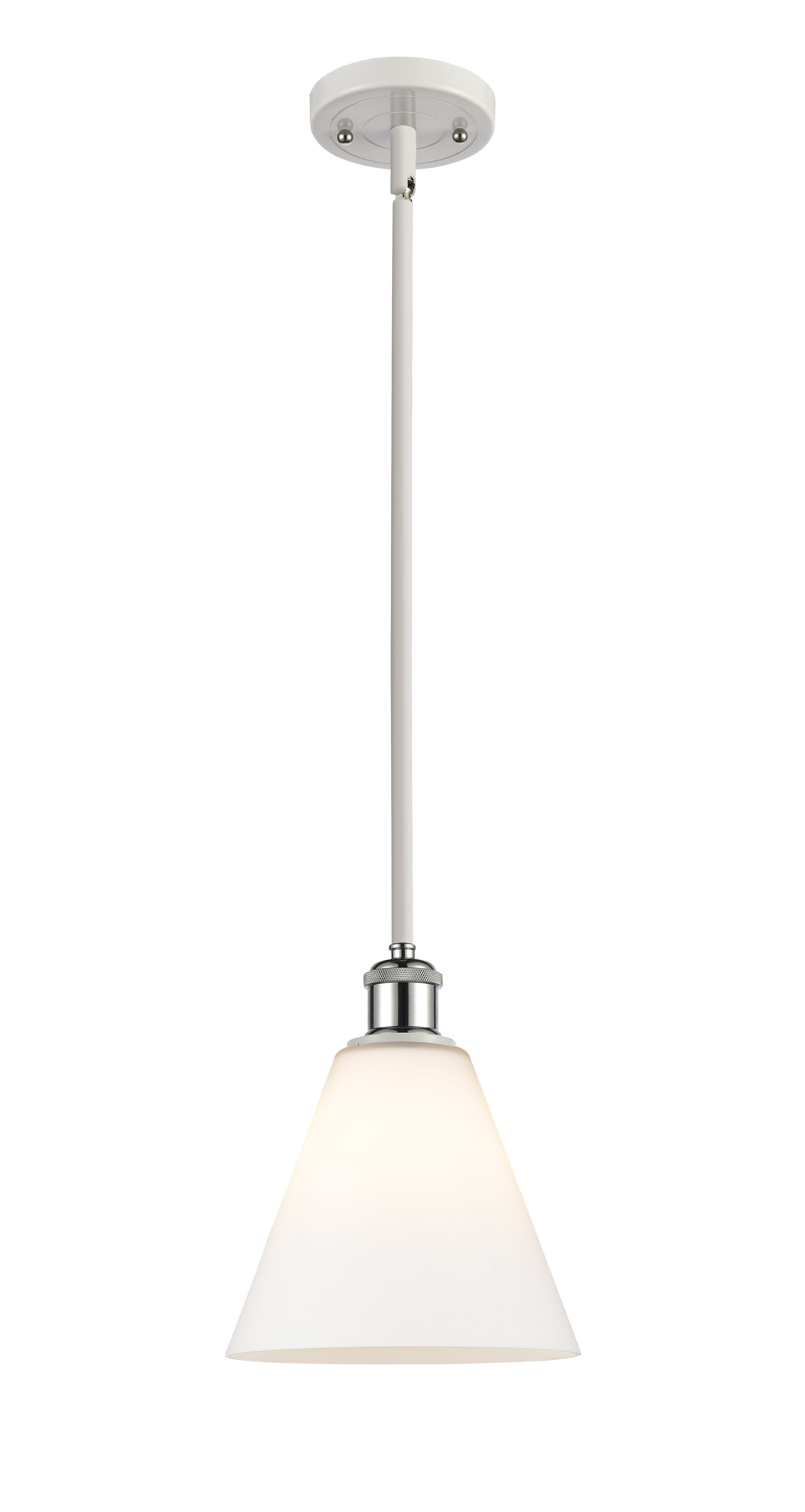Ballston Mini Pendant Antique Brass 8 Inch