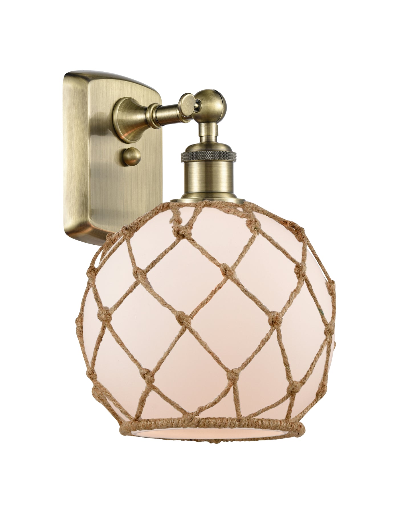 Ballston Sconce Cast Brass Glass Steel