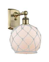 Ballston Sconce Cast Brass Glass Steel