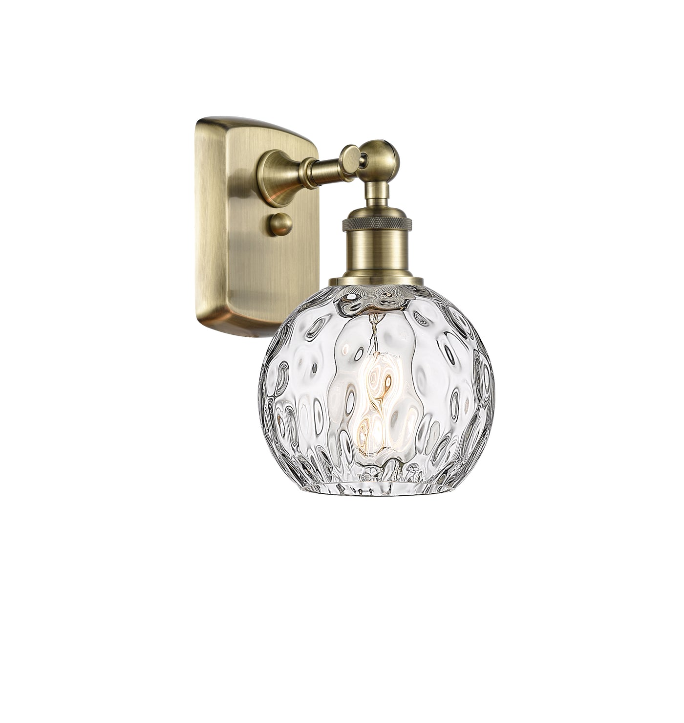 Ballston Sconce Cast Brass Glass Steel