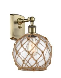 Ballston Sconce Cast Brass Glass Steel