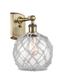 Ballston Sconce Cast Brass Glass Steel