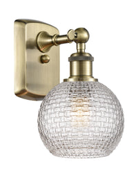 Ballston Sconce Cast Brass Steel Glass