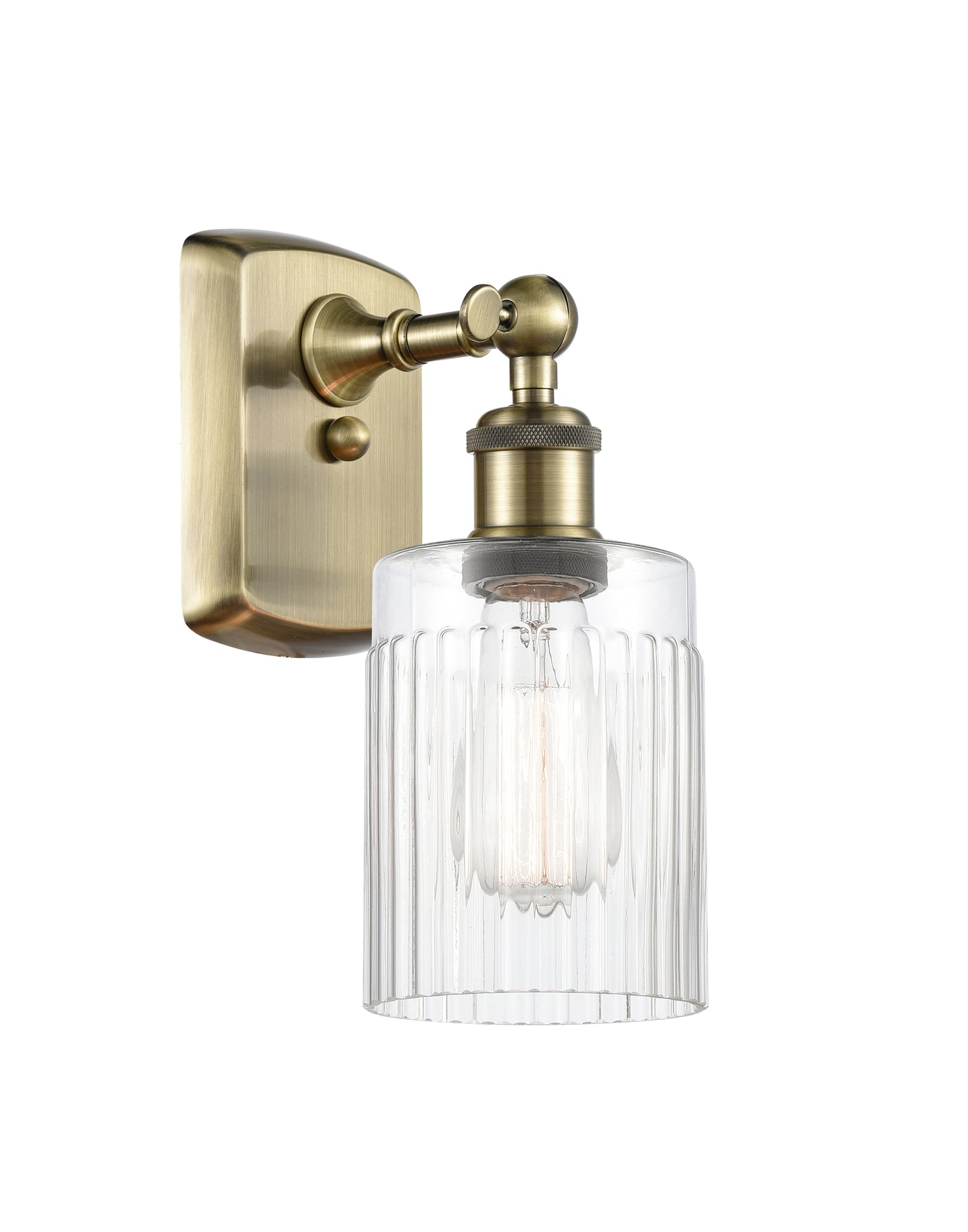 Ballston Sconce Cast Brass Glass