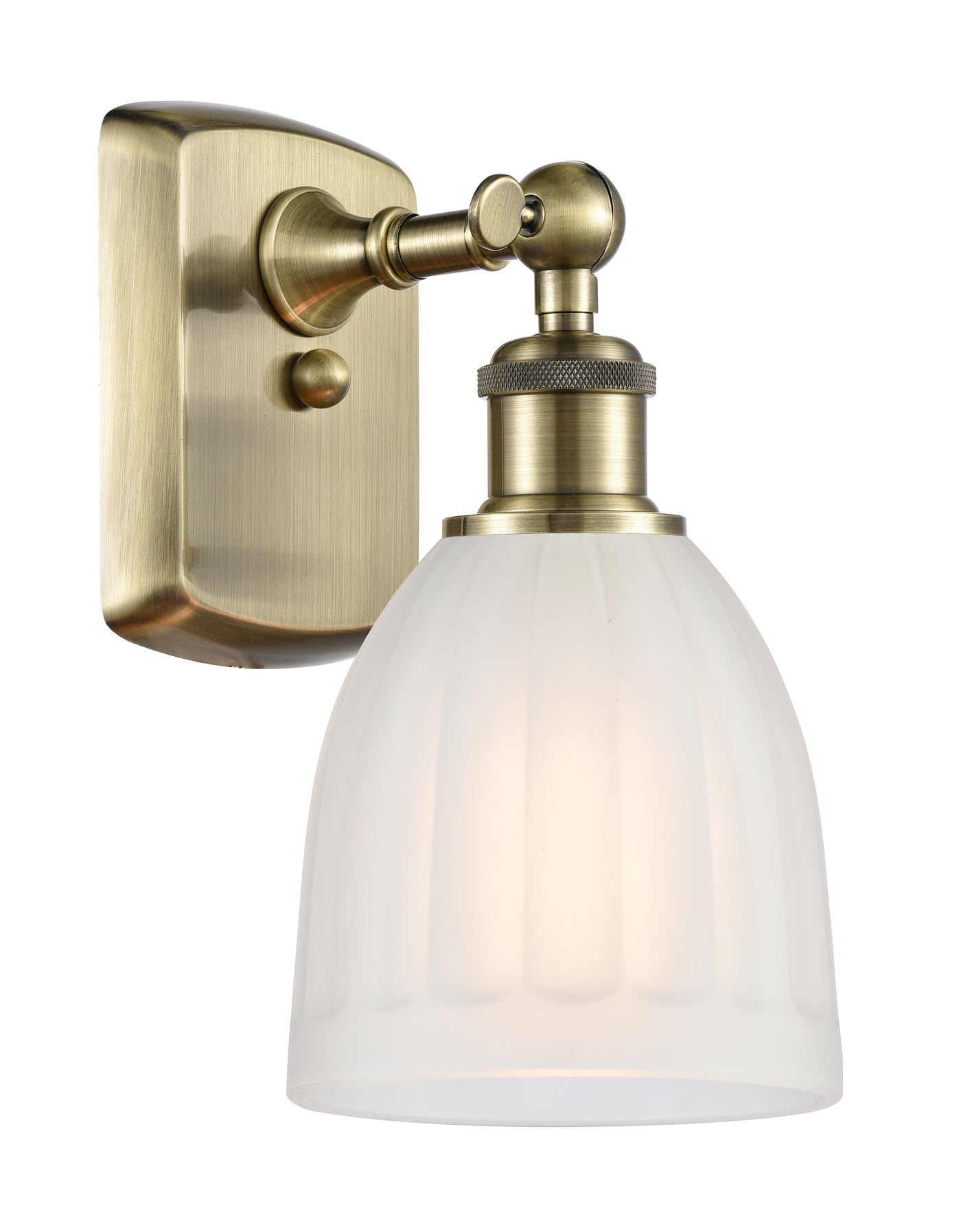 Ballston Sconce Cast Brass Modern Glass