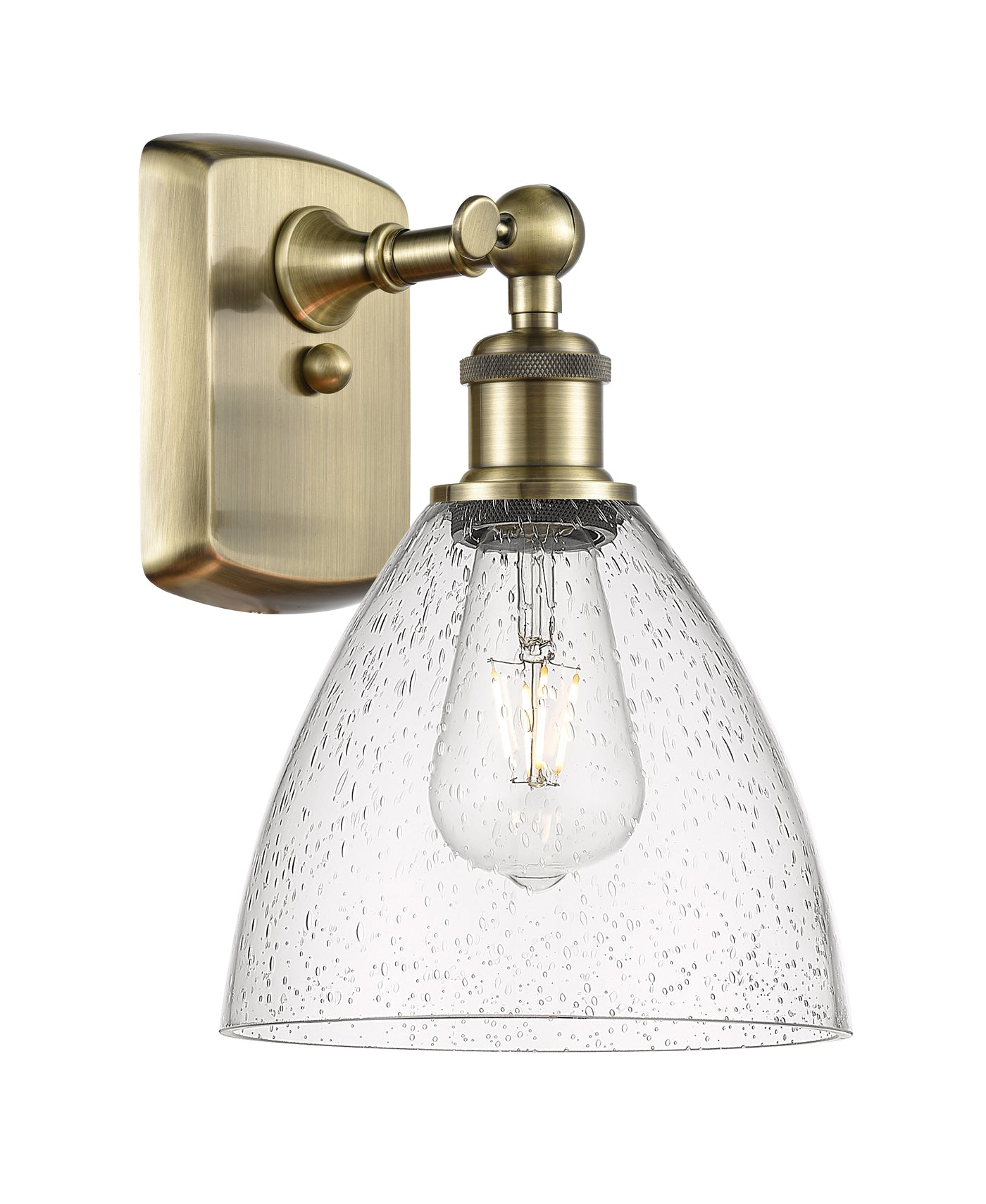 Ballston Sconce Cast Brass Glass Finish
