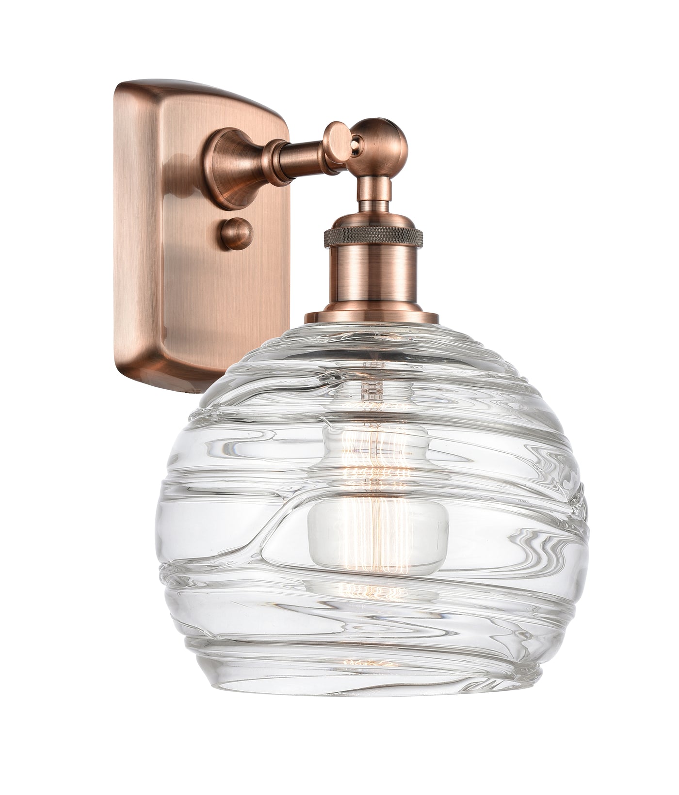 Ballston Sconce Cast Brass Steel Glass