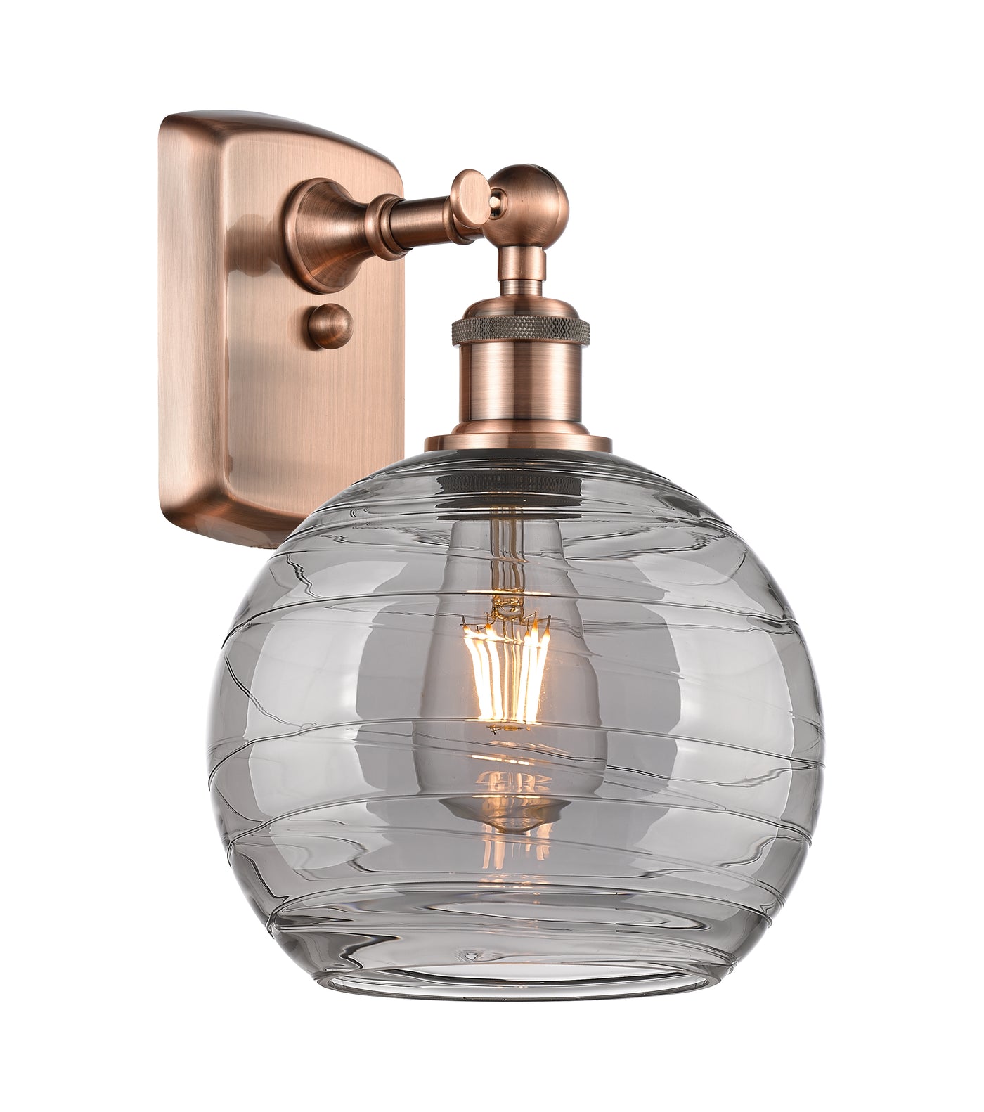 Ballston Sconce Cast Brass Steel Glass