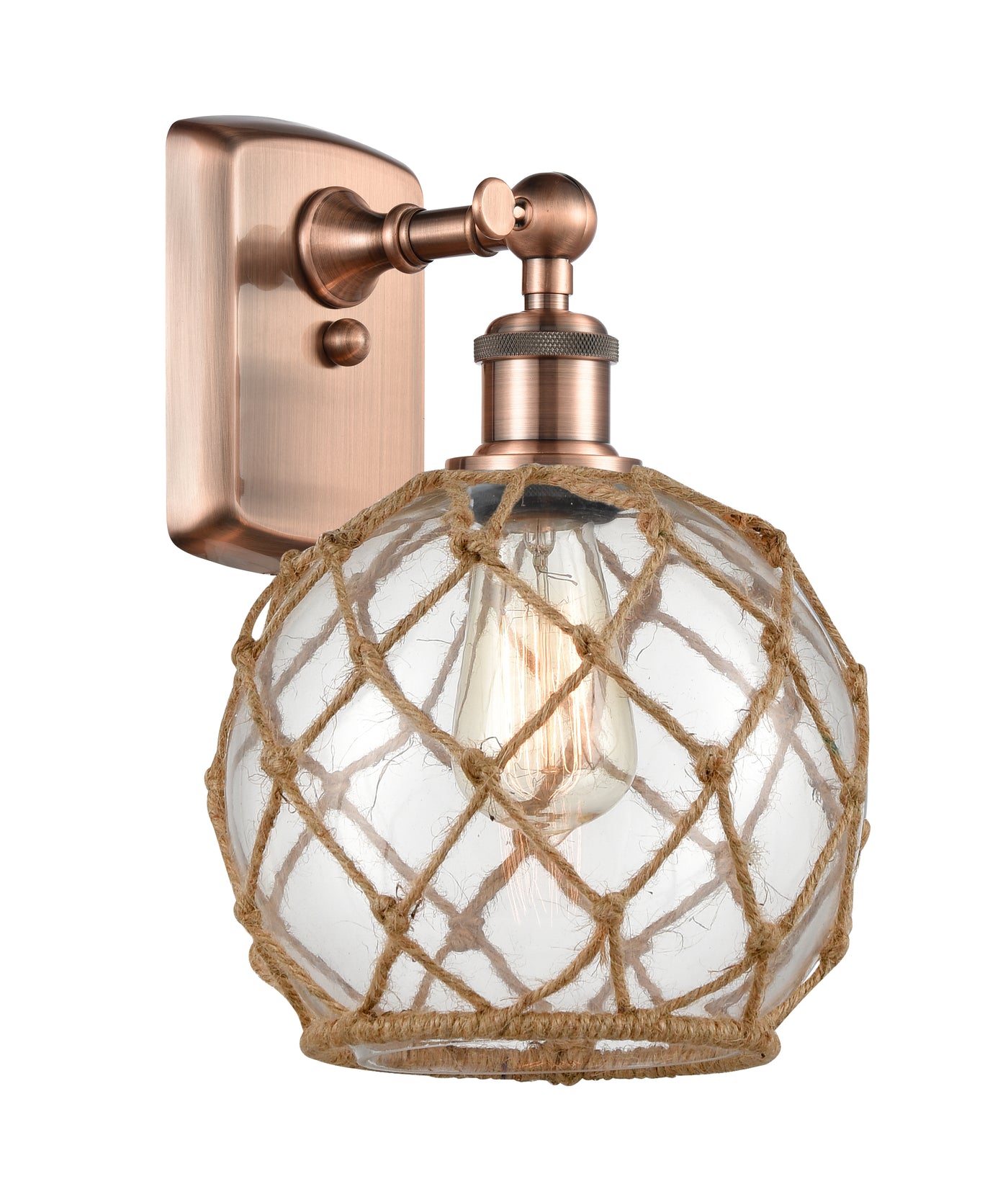 Ballston Sconce Cast Brass Glass Steel