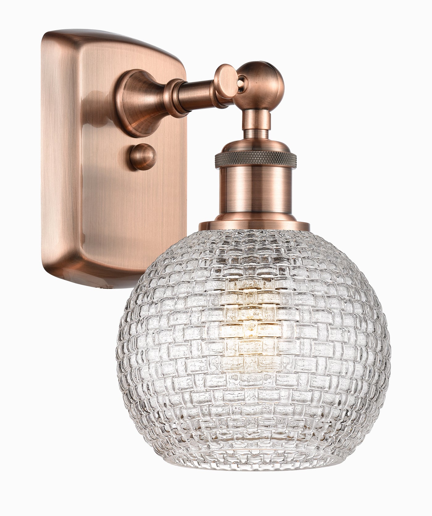 Ballston Sconce Cast Brass Steel Glass