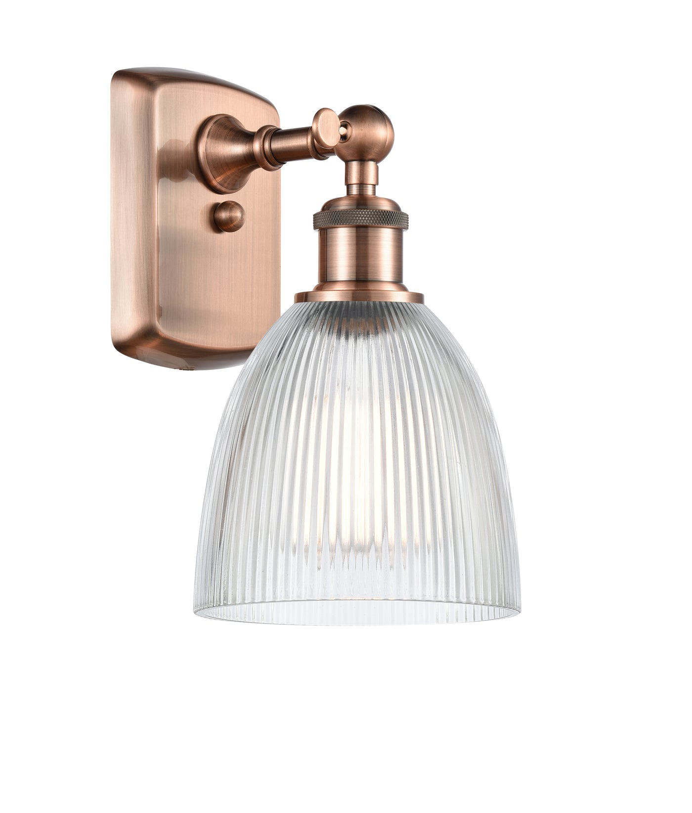 Ballston Sconce Cast Brass Glass Steel