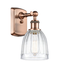 Ballston Sconce Cast Brass Modern Glass