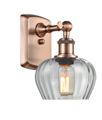 Ballston Sconce Brass Art Nouveau Design