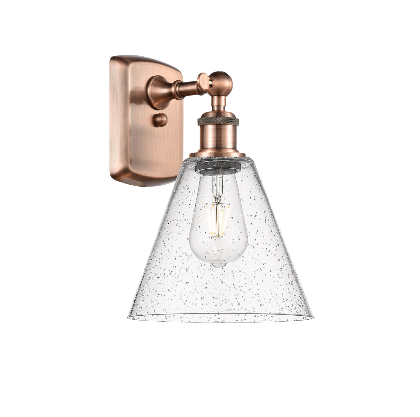Ballston Sconce Cast Brass Glass Finish