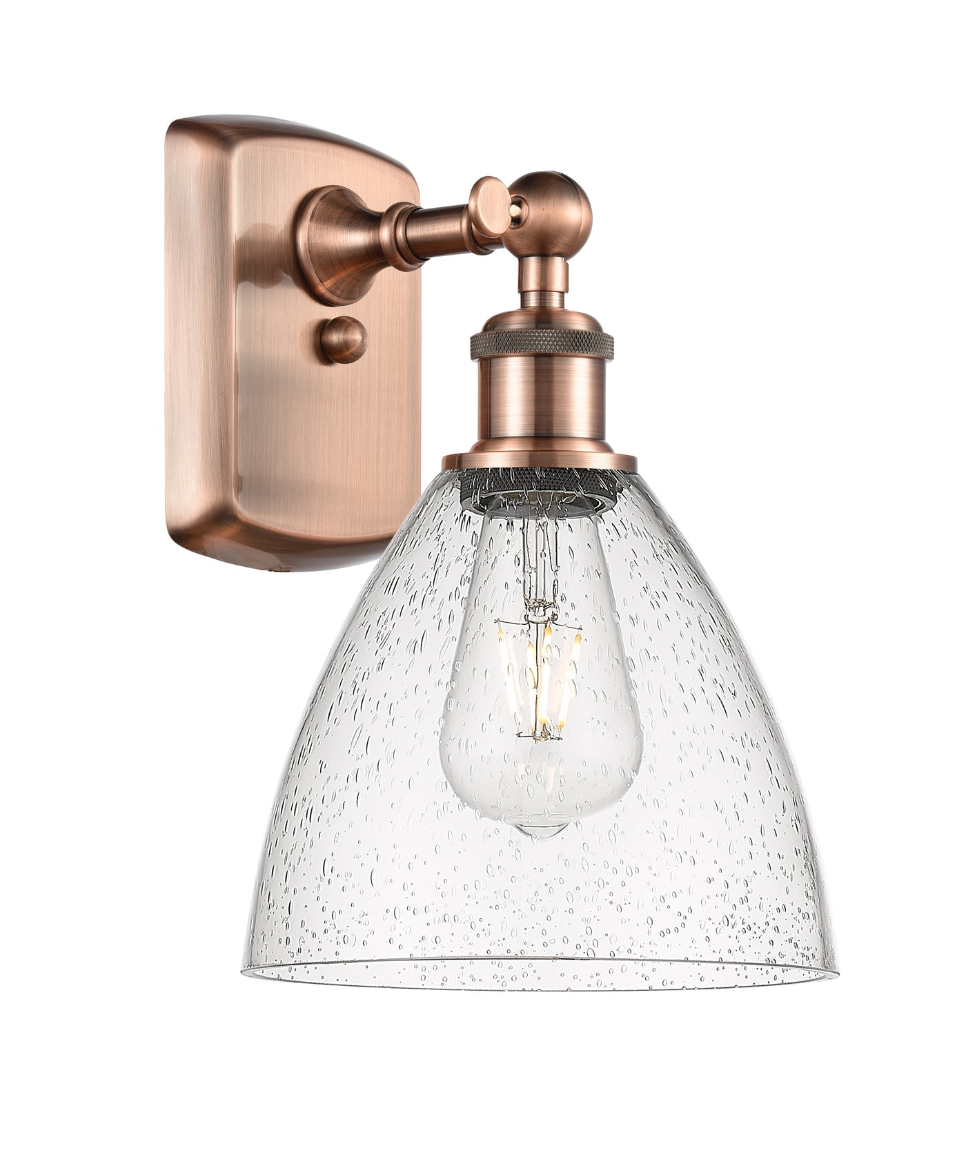 Ballston Sconce Cast Brass Glass Finish