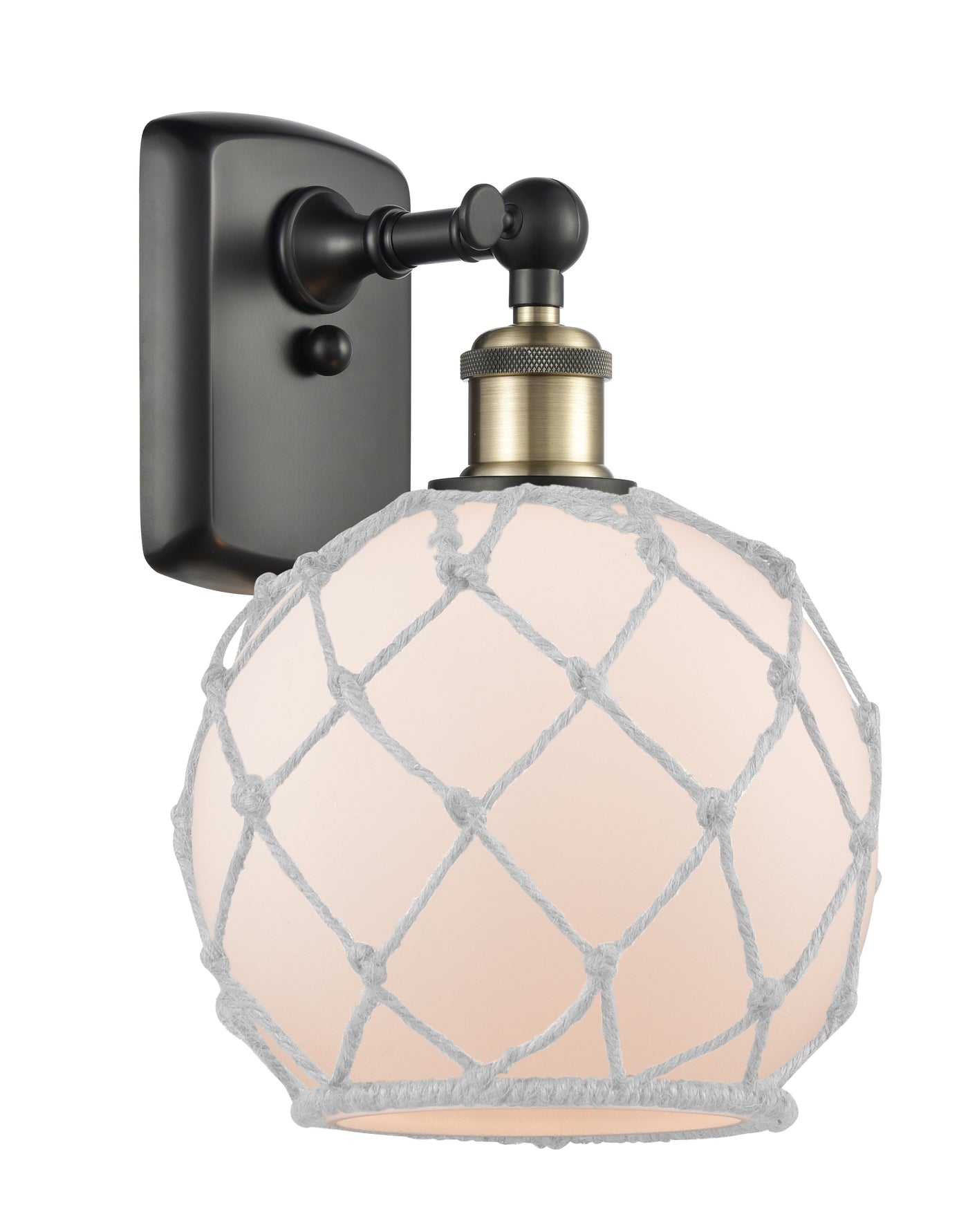 Ballston Sconce Cast Brass Glass Steel