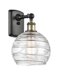 Ballston Sconce Cast Brass Steel Glass