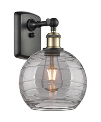 Ballston Sconce Cast Brass Steel Glass