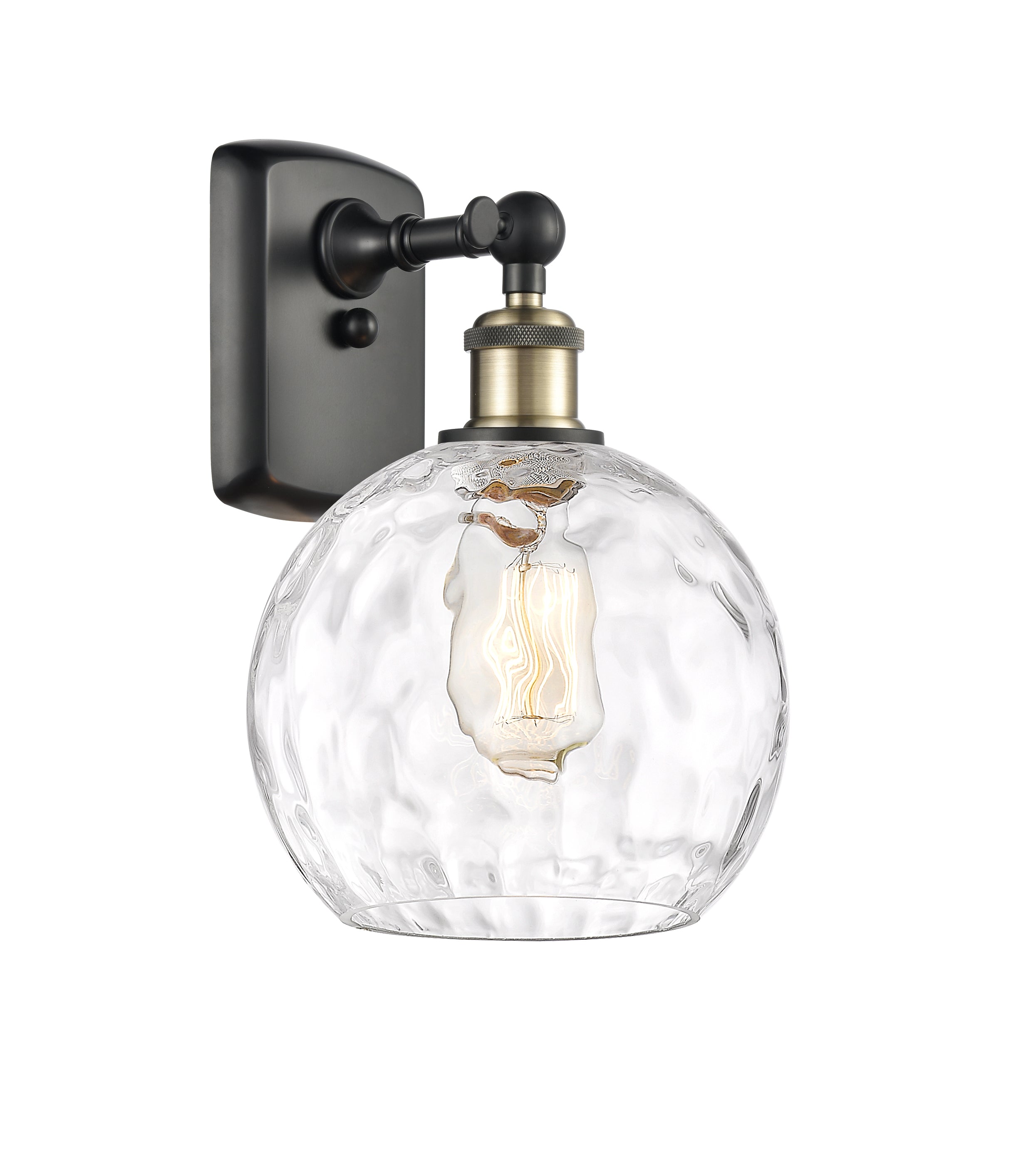 Ballston Sconce Cast Brass Glass 11 Inch